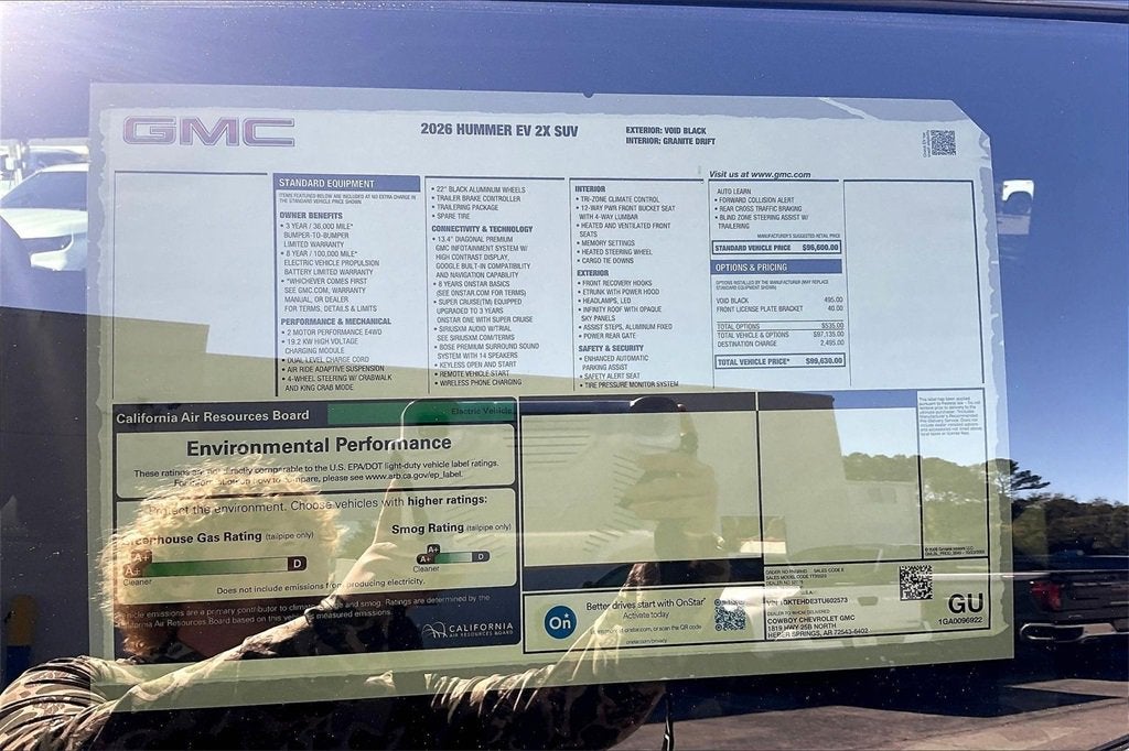 2026 GMC HUMMER EV SUV 2X